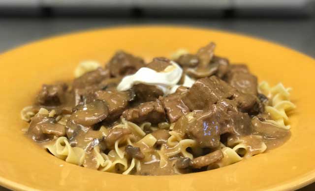 beef stroganoff