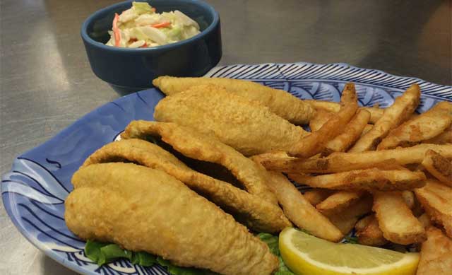 fried fish platter